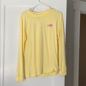 Yellow Vans long sleeve